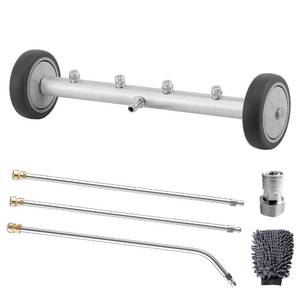 lot 11210 image: M MINGLE Undercarriage Pressure Washer Attachment, 16 Inch Powerful Under Car Washer with Car Wash Mitt, Low-Clearance Vehicle Compatible, 4000 PSI