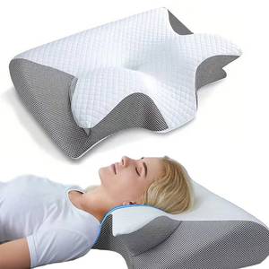 lot 11269 image: Airway Pro Sleep Apnea Pillow, Relief Technology Pillow, Premium Memory Foam Cervical Pillows for Neck Pain Relief, Neck Support Ergonomic Pillows for Side, Back, Stomach Sleeper