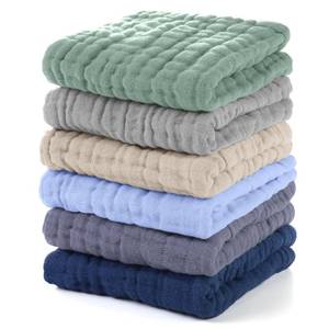 lot 12022 image: Unnivoll Muslin Burp Cloths Baby 12ftftX12ftft, Baby Washcloths 6 Pack, 100percent Cotton Baby Wash Cloths Absorbent and Soft for Newborn Infants Kids Boys Girls - Multicolor