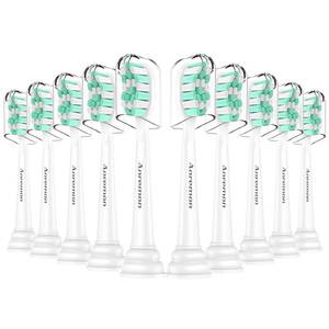 lot 12034 image: Aoremon Replacement Heads for Phillips Sonicare - 10 PCS Toothbrush Heads Compatible with Philips Sonicare 4100 and More Click-on Electric Toothbrushes