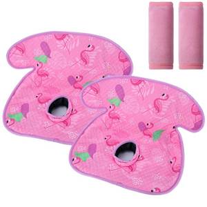 lot 12049 image: LITTOBEBE Car Seat Potty Training Protector, 2 Pack Waterproof Piddle Pad Carseat for Baby Toddlers, Leak-Proof Car Seat Liner with Non-Slip and 2 Strap Covers, Machine Washable - Pink (Only One)