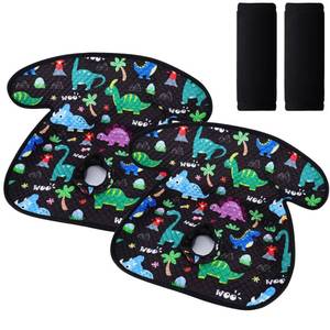 lot 12053 image: LITTOBEBE Car Seat Potty Training Protector, 2 Pack Waterproof Piddle Pad Carseat for Baby Toddlers, Leak-Proof Car Seat Liner with Non-Slip Back and 2 Strap Covers, Machine Washable - Black (Missing One)
