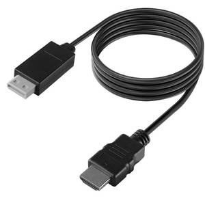 lot 12058 image: HOXIBSL 5ft WII to HDMI Converter Cable Adapter,for use with Full HD 1080P Devices with an HDMI Port,Compatible with WII,U,HDTV, Monitor (Black)