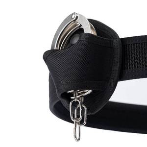 lot 12098 image: TACNEX Handcuff Holder for Duty Belt MOLLE Vest Nylon Cuff Pouch fits ASP Hand Cuff Carrier Single Cuff Carry Bag Sheath Police Law Enforcement Cop Sheriff Military Open Top wSnap