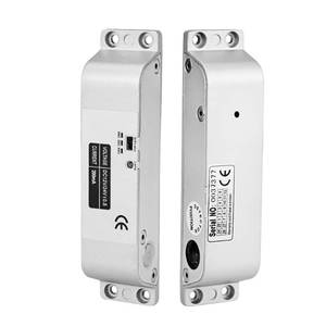 lot 12180 image: LIBO Smart Home Electric Drop Bolt Lock DC 12V Fail Safe NC Mode Electronic Door Lock for Access Control Security System with Time Delay