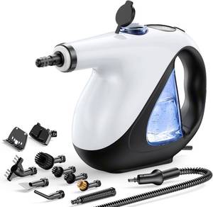 lot 13468 image: ADICOM Handheld Steam Cleaner for Home 3s Instant Heat-Up No Need to Wait, Upgrade 2 LB Light Weight Easy Refill Portable Steamer Cleaner for Furniture Couch Grout Walls Kitchenware Cleaning