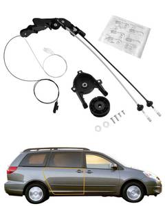 lot 13485 image: Sliding Door Cable Assembly, Rear Right Passenger Side, Compatible with 2004-2010 Toyota Sienna 3.3L 3.5L V6, 85620-08042 69631-08030 924-550, Auto Power Door Spool Control Cable Repair Kit wo Motor
