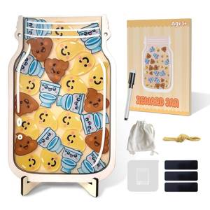 lot 14033 image: Yoink Reward Jar for Kids, Potty Training Reward Jar with 27 Fun Tokens, Potty Rewards for Toddlers Boys and Girls, Home and Classroom Good Behavior Management Tool