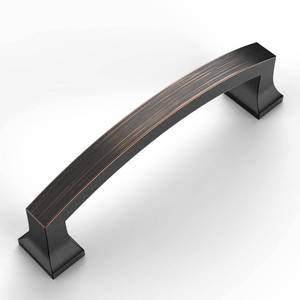 lot 14393 image: Amerdeco 10 Pack Oil Rubbed Bronze 4 Inch(102mm) Hole Centers Kitchen Cabinet Pulls Cabinet Hardware Kitchen Handles for Cabinets Cupboard Handles Drawer Pulls ZH0009ORB