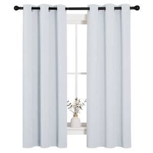 lot 14395 image: NICETOWN Room Darkening Draperies Curtains Panels, Window Treatment Thermal Insulated Grommet Room Darkening CurtainsDrapes for Bedroom (Greyish White, 2 Panels, 34 by 63)