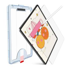 lot 14406 image: KCT Paperfeel Glass Screen Protector Compatible with iPad Pro 11 inch (2022and2021and2020and2018)  iPad Air 5th4th (10.9 inch, 20222020) Draw as Paper, Anti Glare, EZ Kit