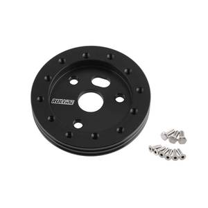 lot 14412 image: RULLINE 0.5in Steering Wheel Hub Adapter Conversion Spacer 6 Hole to 3 Hole Steering Wheel Adapter Boss Kit Black