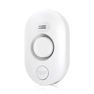 lot 14472 image: Water Leak Detector Sensor Alarm Home Water Flooding Monitor Smart Sink Overflow Monitoring Adjustable Wet Moisture Alert Pipe Leakage Drip Detection Warning for Basement Floor