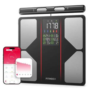 lot 19316 image: FITINDEX Smart Scale for Body Weight, 2026 Upgraded, Body Composition Analyzer with 8-Electrode Large Platform for Weight, BMI, Fat, Muscle Mass, Segmental Muscle Analysis, High Precision, 400 lbs