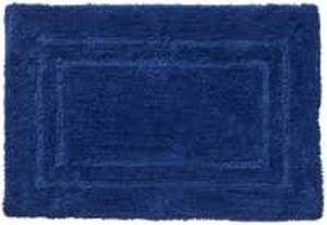lot 5066 image: Blue Cotton Bath Mat Set