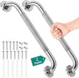 lot 11206 image: Autoras 2Pack 16 inch Grab Bars Grey