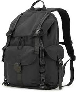 lot 20102 image: MIXI Black Hiking Backpack with Multiple Straps