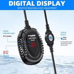 lot 20124 image: Freesea FS-28 75W LED Digital Display Aquarium Heater