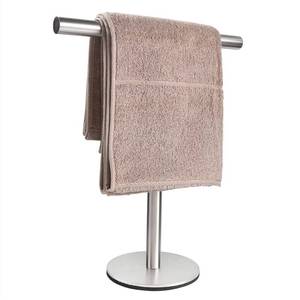 lot 1799 image: Bath Hand Towel Holder Standing, 13 Inch T-Shape Towel Bar Rack Stand, SUS304 Stainless Steel Brushed Finish,Tower Bar for Bathroom Kitchen Vanity Countertop