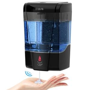 lot 2187 image: SVAVO Automatic Soap Dispenser Hand Soap Dispenser Wall Mount 600m21 fl.oz, Touchless Electric Sensor Pump Battery Operated for Offices Home Kitchen Bathroom Hotel Restaurant Commercial