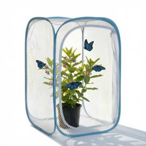 lot 2225 image: KraAra Insect & Butterfly Habitat Cage, Portable Pop-Up Terrarium with Mesh Sides, Bug Catching & Observation Enclosure for Caterpillars, Small Insects, Outdoor & Classroom Use, 24 Inches Tall