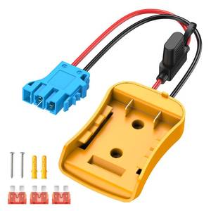 lot 2228 image: Kzreect Battery Adapter Compatible with Dewalt 20V Battery Conversion Kit with Fuse Holder and Wire Harness Connector Compatible with with Peg-Perego Kids Ride-on Toy