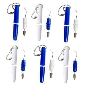 lot 2229 image: UBLNNFY 6PCS Dental Picks Portable Dental Tooth Picks Teeth Stain Remover Reusable Teeth Eraser Mini Travel Plaque and Tartar Remover Dental Tool Set Teeth Cleaning Kit with Keychain