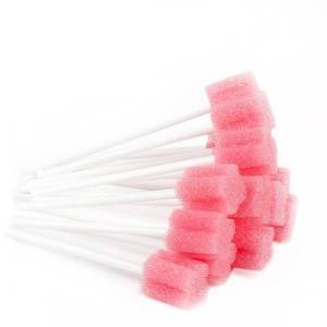 lot 2244 image: Wellglers Mouth Swabs for the Elderly��Disposable Oral Swabs (50 PCS, Pink)