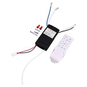 lot 2245 image: Ceiling Fan Remote Control Kit with Light Receiver Controller, 6-Speed Adjustable, Long Range Transmission, High Voltage Compatible 90-265V