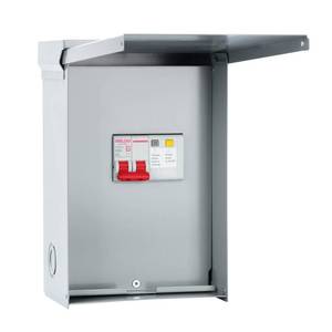 lot 3168 image: briidea 60 Amp Spa Panel with 3-Pole 60 Amp GFCI Breaker, IP 65 Waterproof, Ideal for Spas, Hot Tubs, Swimming Pools, Home