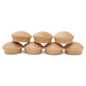 lot 4151 image: Wood Hole Plugs 12 inch, Pack of 25 Maple Button Top Wood Plugs for Screw Holes, by Woodpeckers