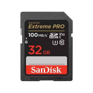 lot 4152 image: SANDISK 32GB Extreme PRO SDHC UHS-I Memory Card - C10, U3, V30, 4K UHD, SD Card - SDSDXXO-032G-GN4IN