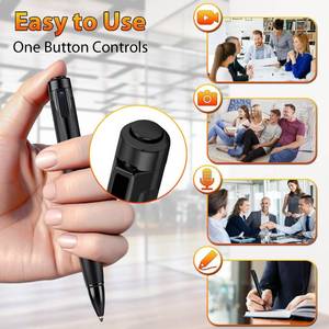 lot 4155 image: KoogFleur 1080P Body Camera Pen, Mini Body Camera with Video or Picture Taking, Surveillance Cam for Indoor Outdoor (64, GB)