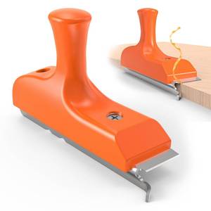 lot 4165 image: Buhobha Edge Banding Trimmer 3-in-1 Heavy Duty Woodworking Edge Banding Glue Brushing Tool with Durable Stainless Steel Blades, Handles Arc EdgesRight AnglesRounded Corners
