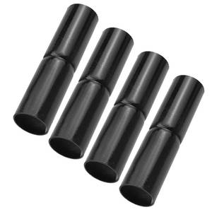 lot 4178 image: Antrader Top Rail Sleeve 1-38,Chain Link Fence Top Rail Sleeves,Black,4Pcs
