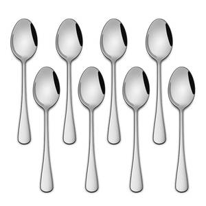 lot 4199 image: Small Teaspoon,5.5 Inches Stainless Steel Tea Spoons Set Of 8,Espresso Spoon,Durable Dishwasher Safe Small Coffee Spoons,Mini Demitasse Spoon For Dessert