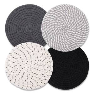 lot 4209 image: Trivets for Hot Dishes, Hot Pads for Kitchen, 7 Trivets for Hot Pots and Pans, Pot Holders for Kitchen, Pot Holders Heat Resistant 4-Pcs, Kitchen Essentials for New Home