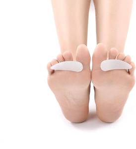 lot 4242 image: DOMG Gel Hammer Toe Crest Cushions, RightLeft Hammertoe Gel Support Pads, Straightener and Corrector for Curled, Curved, Crooked, Overlapping, Clubbed Claw and Mallet Toes Curling Relief (1 Pair)