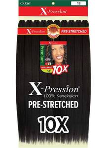 lot 4269 image: Outre X-Pression Braid - Pre Stretched Braid 52 10X (OFF BLACK 1B)