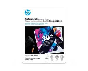 lot 4270 image: HP Professional Business Paper, Glossy, 8.5x11 in, 48 lb, 150 sheets, works with inkjet, PageWide, laser printers (Q1987A)