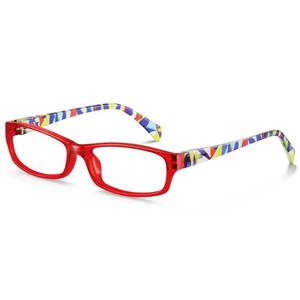 lot 6353 image: kunchu 1.25 Reading Glasses for Women, Rectangle Readers for Women with Blue Light Blocking Spring Hinge Eyeglasses UV Filter (Red)