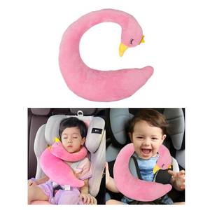 lot 6389 image: HKSICHENGKEJI Car Travel Pillow for Kids Car Seat Pillow Cute Cartoon Travel Pillow Cushion Breathable Head and Body Support Pillow for Sleeping Travel Neck Rest Car Seat Pillow Long Journey&Road Trip