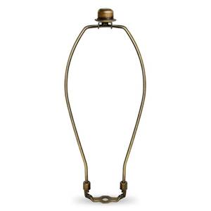 lot 6444 image: 11 Inch Antique Bronze Lamp Shade Harp Holder - Detachable Lamp Shade Holder Replacement with Standard Harp Saddle & Lamps Finials, Metal Decorative Accessories and Parts Repair