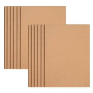 lot 6452 image: Labkiss 12 Pack Large Blank Notebook & Journal Bulk, Kraft Cover, A4 Size, 8.5x11 inch, 60 Pages, UnLined Thick Paper