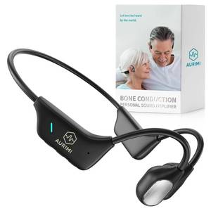 lot 6463 image: Bone Conduction Personal Sound Amplifier - Open-Ear Design for Comfortable Daily Use, Ultra Lightweight 25g, Up to 10-Hour Battery, IPX5 Water Resistant, No Bluetooth