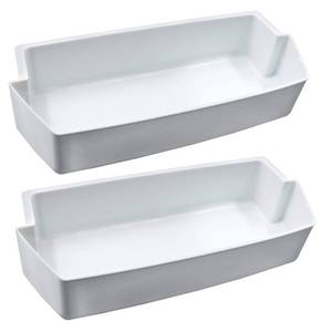 lot 11271 image: 2187172 Door Shelf Bin for Whirlpool Kenmore Amana Frigidaire Fridges Roper Estate Replace WP2187172, AP6006028, 2187194K, PS11739091 AP3853103, AP3853103, PS328468, PS986890, 3046299��2 Pack��