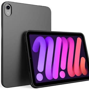 lot 12207 image: Puxicu Case for iPad mini 6 Case 2021, Case for iPad mini 7 (A17 Pro 2024), Slim Design Matte TPU Rubber Soft Skin Silicone Protective Cover for Apple iPad mini 7th6th Generation 8.3 inch - Black