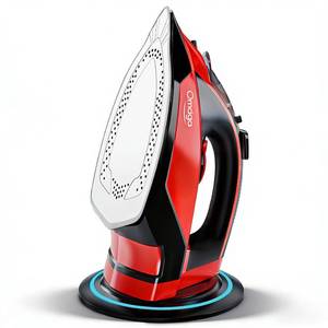 lot 13506 image: Omaiga 1500W Cordless Iron for Clothes, Wireless Steam Iron with Rapid Heating & Auto Shut Off, for Effective Wrinkle Removal