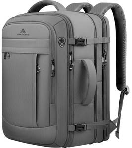 lot 13512 image: AREYTECO 60L Travel Laptop Backpack for Men, Extra Large Backpack, Big Capacity Carry On Backpack, 18-19 Inch Laptop Backpack Water Resistant Luggage Computer Daypack College Bag, Grey