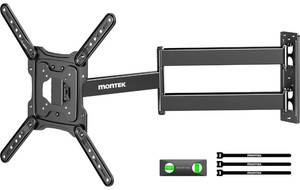 lot 13536 image: monTEK Long Arm TV Wall Mount for Most 23-65 Inch TVs, 29 Inch Long Extension TV Mount Swivel and Tilt, Full Motion Wall Mount Tv Bracket Fit Max VESA 400 x 400mm, Up to 77 lbs